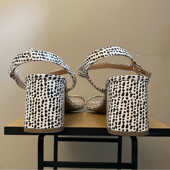 Maurice’s Domination Black & White Patterned Block Heels Size 9.5 - Picture 7 of 16